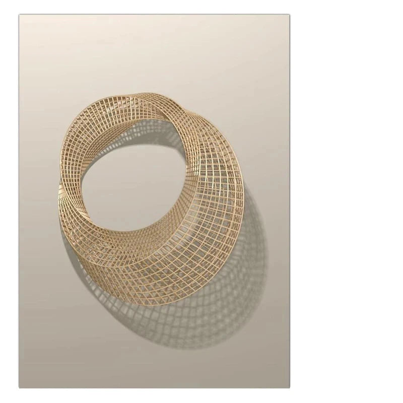 Modern Aesthetics Abstract Architectural Geometric Wall Art Fine Art Canvas Prints Pictures For Modern Loft Living Room Contemporary Interior Design Trends