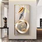 Modern Aesthetics Abstract Auspicious Feather Art Wall Art Fine Art Canvas Prints Pictures For Living Room Bedroom Decor