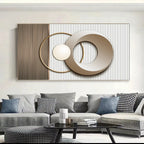 Modern Aesthetics Abstract Sun Moon Geometric Wall Art Fine Art Canvas Prints Pictures For Living Room Bedroom Art For Contemporary Interiors 2025 01