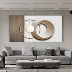 Modern Aesthetics Abstract Sun Moon Geometric Wall Art Fine Art Canvas Prints Pictures For Living Room Bedroom Art For Contemporary Interiors 2025 01