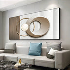 Modern Aesthetics Abstract Sun Moon Geometric Wall Art Fine Art Canvas Prints Pictures For Living Room Bedroom Art For Contemporary Interiors 2025 01