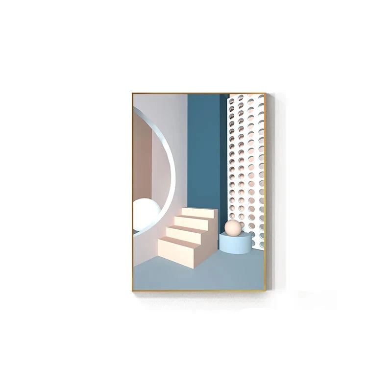 Modern Aesthetics Flowing 3d Design Wall Art Fine Art Canvas Prints Colorful Abstract Pictures For Living Room Bedroom Foyer Art For Contemporary Interiors