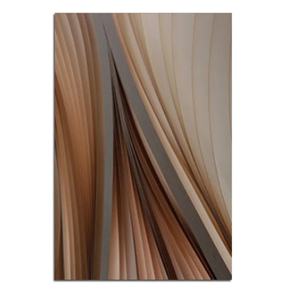 Modern Aesthetics Golden Brown Flowing Ripples Abstract Wall Art Fine Art Canvas Prints Pictures For Luxury Apartment Living Room Modern Foyer Entranceway Decor 2025 03