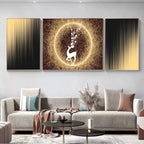 Modern Aesthetics Metal Line Art Fine Art Canvas Prints Pictures For Living Room Dining Room Foyer Art For Contemporary Interiors 2025