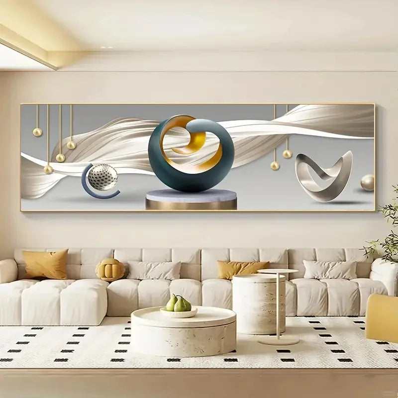 Modern Aesthetics Surreal Abstract Wide Format Wall Art Fine Art Canvas Print Picture For Above The Bed Modern Art For Above The Sofa