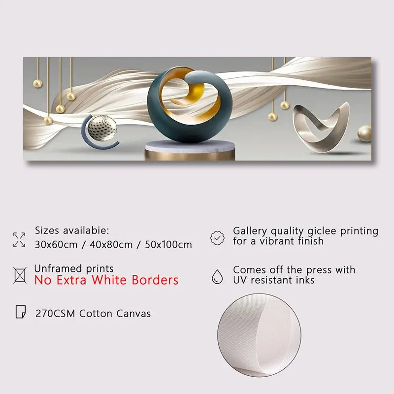 Modern Aesthetics Surreal Abstract Wide Format Wall Art Fine Art Canvas Print Picture For Above The Bed Modern Art For Above The Sofa b