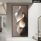 Modern Aesthetics Wall Art Fine Art Canvas Print Organic Flowing Abstract Artwork For Modern Apartment Living Room Entryway Foyer Art Decor