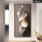 Modern Aesthetics Wall Art Fine Art Canvas Print Organic Flowing Abstract Artwork For Modern Apartment Living Room Entryway Foyer Art Decor