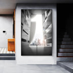 Modern Architectural Abstract Landscapes Wall Art Fine Art Canvas Prints Pictures For Studio Home Office Foyer Inspirational Art Decor