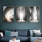 Modern Architectural Abstract Landscapes Wall Art Fine Art Canvas Prints Pictures For Studio Home Office Foyer Inspirational Art Decor