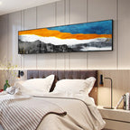 Modern Colorful Dark Abstract Wall Art Fine Art Canvas Prints Wide Format Pictures For Above The Sofa Pictures For Above The Bed