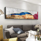 Modern Colorful Dark Abstract Wall Art Fine Art Canvas Prints Wide Format Pictures For Above The Sofa Pictures For Above The Bed