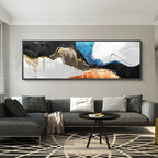 Modern Colorful Dark Abstract Wall Art Fine Art Canvas Prints Wide Format Pictures For Above The Sofa Pictures For Above The Bed