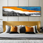 Modern Colorful Dark Abstract Wall Art Fine Art Canvas Prints Wide Format Pictures For Above The Sofa Pictures For Above The Bed