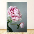 Modern Floral Pink Petal Flowers Wall Art Fine Art Canvas Prints Elegant Botanical Pictures For Living Room Bedroom Hotel Room Art Decor