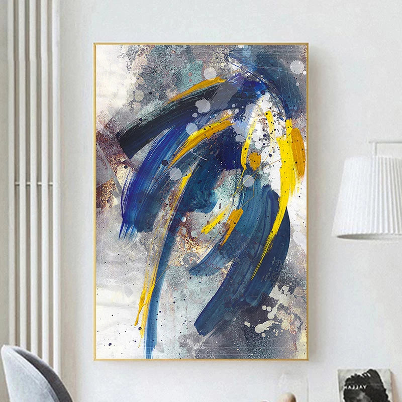 Modern Graffiti Color Splash Abstract Wall Art Fine Art Canvas Prints Pictures For Living Room Dining Room Foyer Art For Contemporary Interiors 2025
