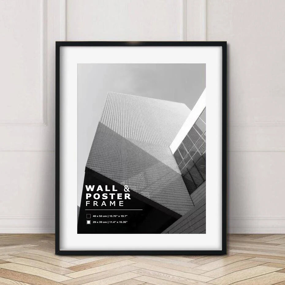 Modern Metal Picture Frames 13x18 15x20 A4 21x30 30x40cm 40x50cm 50x70 Frames For Canvas Prints With Plexiglass