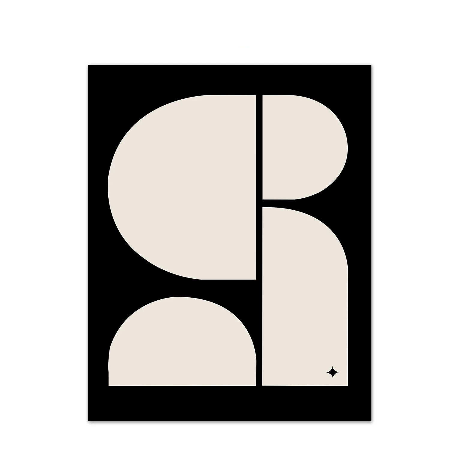  Modern Minimalist Abstract Black White Wall Art Fine Art Canvas Prints Green Black Geometric Pictures For Living Room Home Office Art For Contemporary Interiors 2025 001