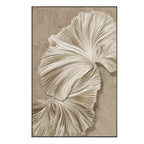Modern Minimalist Abstract Cream Beige Botanical Wall Art Fine Art Canvas Prints Pictures For Living Room Bedroom Art For Contemporary Home Decor