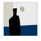 Modern Minimalist Abstract Still Life Wall Art Fine Art Canvas Prints Square Format Pictures For Living Room Dining Room Contemporary Home Decor