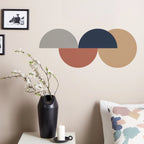 Modern & Minimalist Geometric Circles Wall Mural – Abstract Dot Pattern Peel & Stick Wall Decal for Modern Bedrooms & Living Spaces