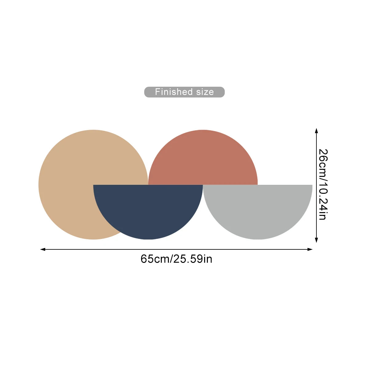 Modern & Minimalist Geometric Circles Wall Mural – Abstract Dot Pattern Peel & Stick Wall Decal for Modern Bedrooms & Living Spaces