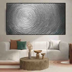Modern Minimalist Textural Gray Abstract Wall Art Fine Art Canvas Prints Pictures For Living Room Above The Sofa Bedroom Art For Contemporary Interiors 2025
