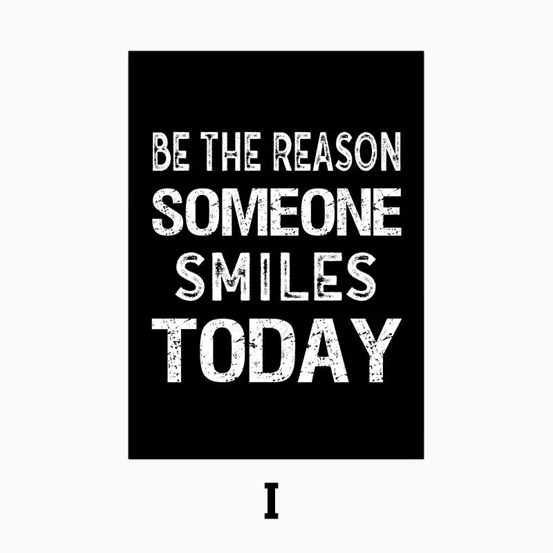 Modern Motivational Quotes Posters Black White Wall Art Fine Art Canvas Prints Pictures For Living Room Office Bedroom Inspirational Art Decor