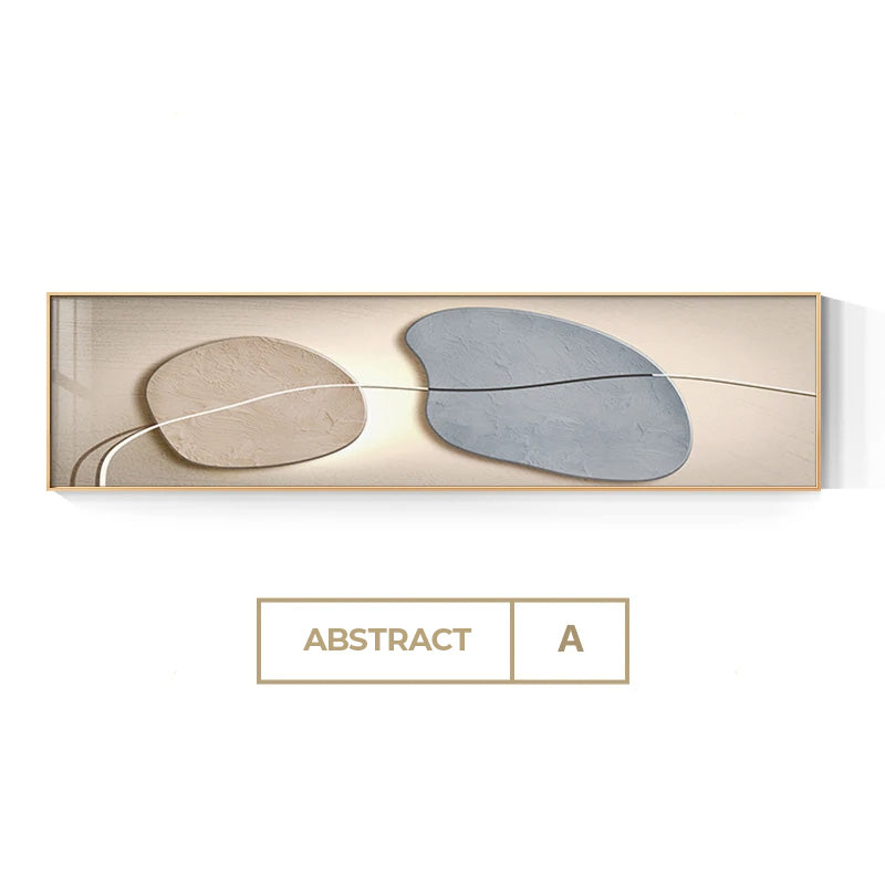 Neutral Colors Modern Abstract Pebbles Wall Art Fine Art Canvas Prints Wide Format Bedroom Pictures For Above The Bed Art For Above The Sofa