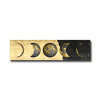 Modern Rustic Golden Moon Phases Wall Art Fine Art Canvas Prints Wide Format Pictures For Above The Bed Wide Pictures For Above The Sofa