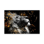 Modern Wild Animal Posters Wall Art Fine Art Canvas Prints Lion Elephant Leopard Zebra Pictures For Living Room Home Office Decor 2024