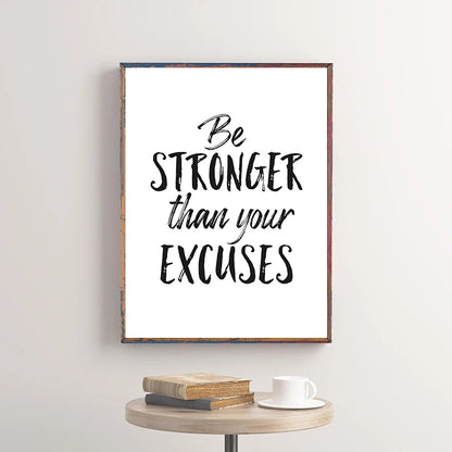 Motivational Quotes Posters Black White Minimalist Wall Art Fine Art Canvas Prints Inspirational Quotations Posters For Living Room Bedroom Home Office Decor