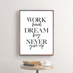 Motivational Quotes Posters Black White Minimalist Wall Art Fine Art Canvas Prints Inspirational Quotations Posters For Living Room Bedroom Home Office Decor