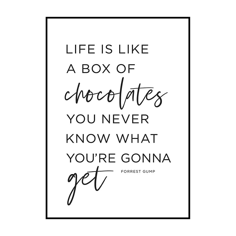 Motivational Quotes Posters Black White Minimalist Wall Art Fine Art Canvas Prints Inspirational Quotations Posters For Living Room Bedroom Home Office Decor