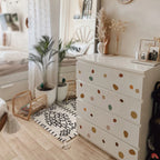 Natural Earth‑Tone Irregular Pebble Polka Dot Vinyl Wall Decal Stickers – Peel‑and‑Stick Removable Modern Accent Shapes for Creative DIY