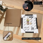 Natural Wood Picture Frame in Sizes (10×15, 15×20, 20×25 cm, A4) – Certificate / Document / Photo Frame for Modern Home Decor