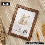 Natural Wood Picture Frame in Sizes (10×15, 15×20, 20×25 cm, A4) – Certificate / Document / Photo Frame for Modern Home Decor