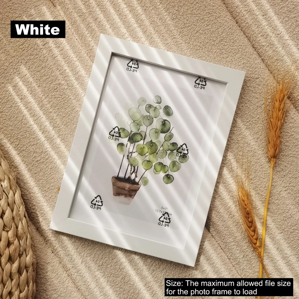 Natural Wood Picture Frame in Sizes (10×15, 15×20, 20×25 cm, A4) – Certificate / Document / Photo Frame for Modern Home Decor