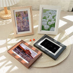 Natural Wooden Picture Frame with Stand – Wall Hanging Photo Frames (10×15, 15×20, 20×25, 30×40 cm, A4) – Home Photo Decor & Gift Idea