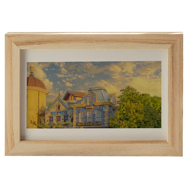 Natural Wooden Picture Frame with Stand – Wall Hanging Photo Frames (10×15, 15×20, 20×25, 30×40 cm, A4) – Home Photo Decor & Gift Idea