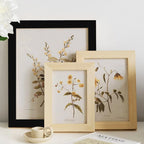 Natural Wooden Picture Frames with Plexiglass – Classic Wall Hanging Photo Frames in 9×13, 10×15, 13×18 cm – Rustic Home Picture Decor