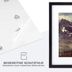 Natural Wooden Picture Frames with Plexiglass – Classic Wall Hanging Photo Frames in 9×13, 10×15, 13×18 cm – Rustic Home Picture Decor