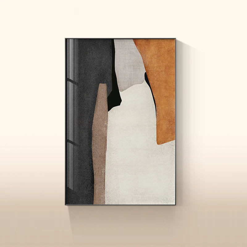 Neutral Colors Bold Color Block Abstract Wall Art Fine Art Canvas Prints Pictures For Modern Living Room Bedroom Foyer Art Decor