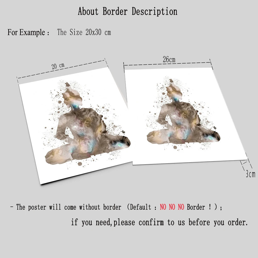 Neutral Colors Minimalist Mediation Posters Wall Art Fine Art Canvas Prints Lotus Flower Buddha Pictures For Yoga Studio Bedroom Living Room Art Decor