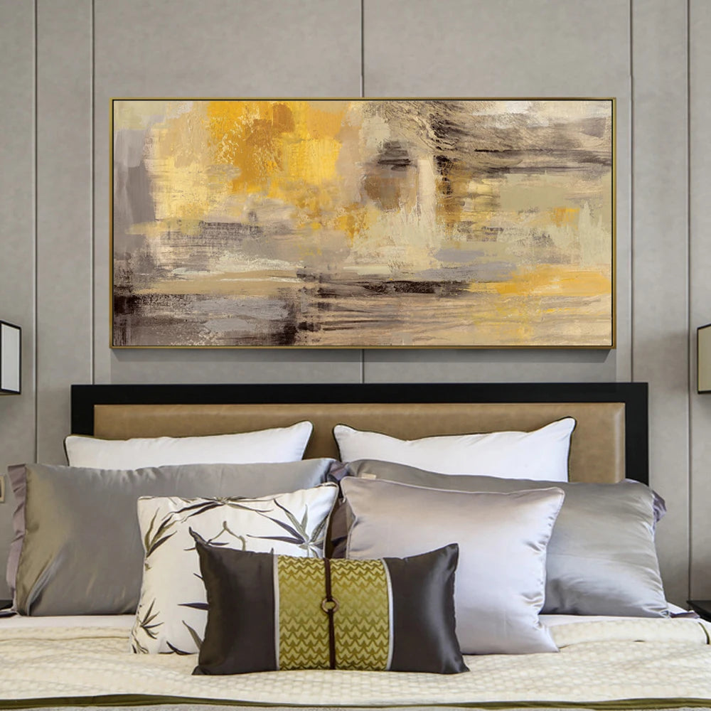 Neutral Colors Modern Abstract Wall Art Fine Art Canvas Print Contemporary Art Piece For Living Room Bedroom Home Office Decor