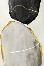 Neutral Tones Nordic Abstract Zen Pebbles Wall Art Fine Art Canvas Prints Pictures For Modern Apartment Living Room Scandinavian Home Office Art Decor