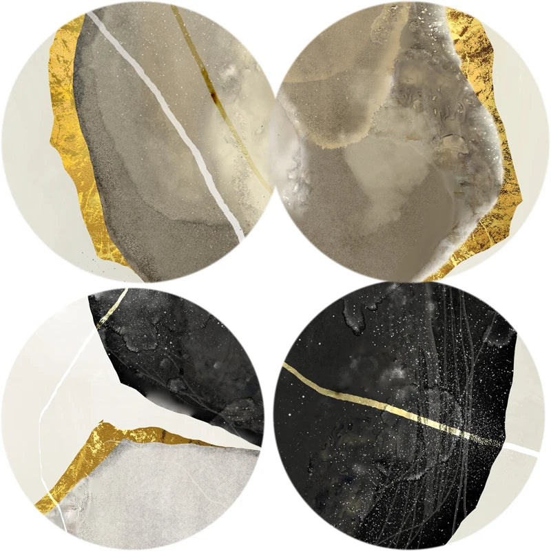 Neutral Tones Nordic Abstract Zen Pebbles Wall Art Fine Art Canvas Prints Pictures For Modern Apartment Living Room Scandinavian Home Office Art Decor