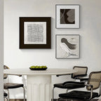 Nordic Abstract Neutral Colors Wall Art Square Format Fine Art Canvas Prints Black White Gray Pictures For Living Room Bedroom Art Decor