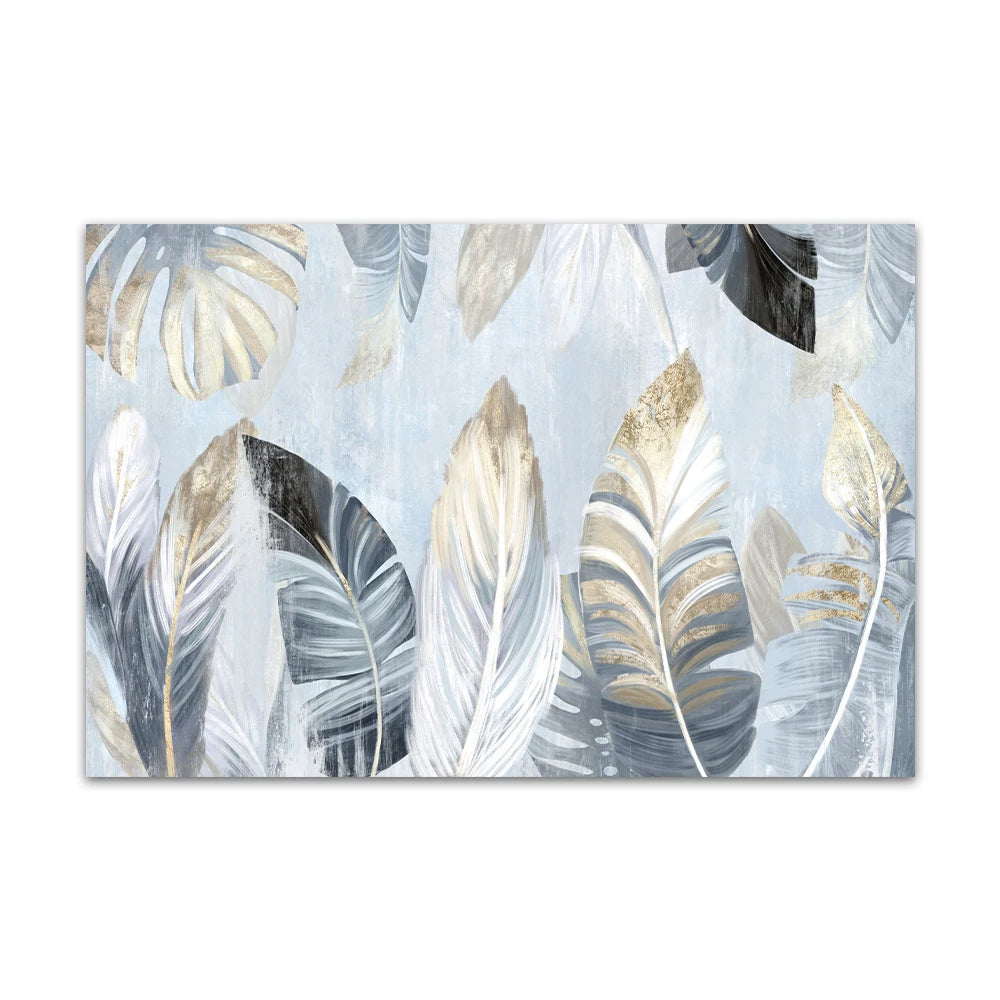 Nordic_Abstract_Blue_Golden_Palm_Leaves_Wall_Art_Fine_Art_Canvas_Prints_Modern_Abstract_Botanic_Pictures_For_Living_Room_Bedroom_Art_Decor