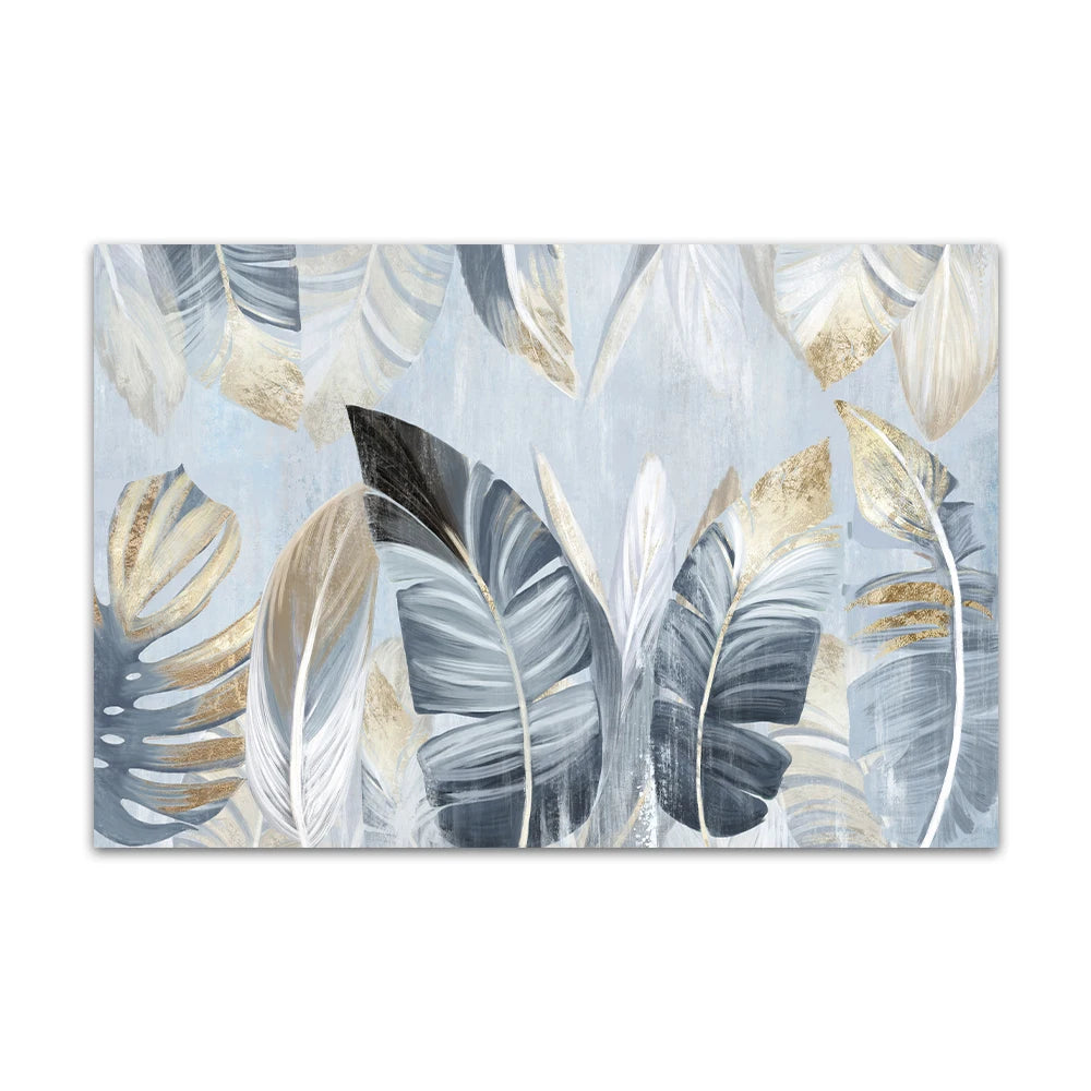 Nordic_Abstract_Blue_Golden_Palm_Leaves_Wall_Art_Fine_Art_Canvas_Prints_Modern_Abstract_Botanic_Pictures_For_Living_Room_Bedroom_Art_Decor